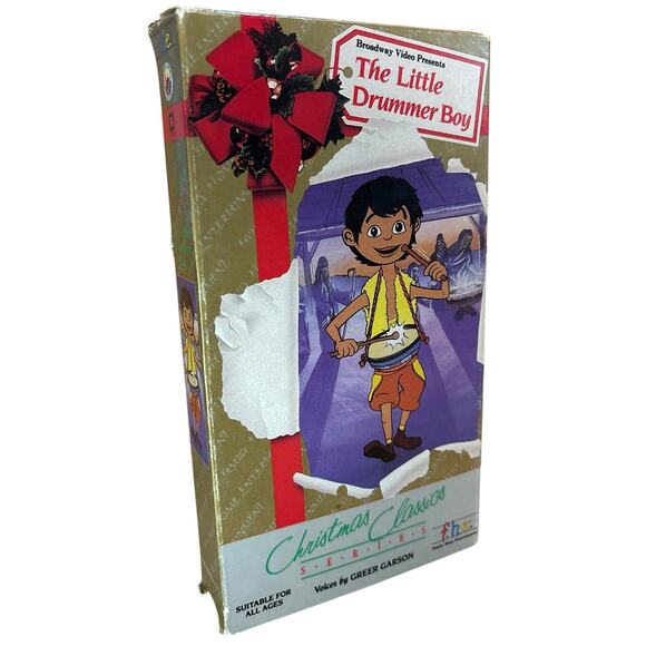 The Little Drummer Boy VHS Tape Vintage 1980s Family Christmas Classic - Picture 1 of 11